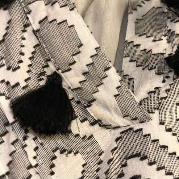 Tommy Bahama Diamond Clip Jacquard Tiered Split Round Swim Cover Up Dress - Picture 6 of 6